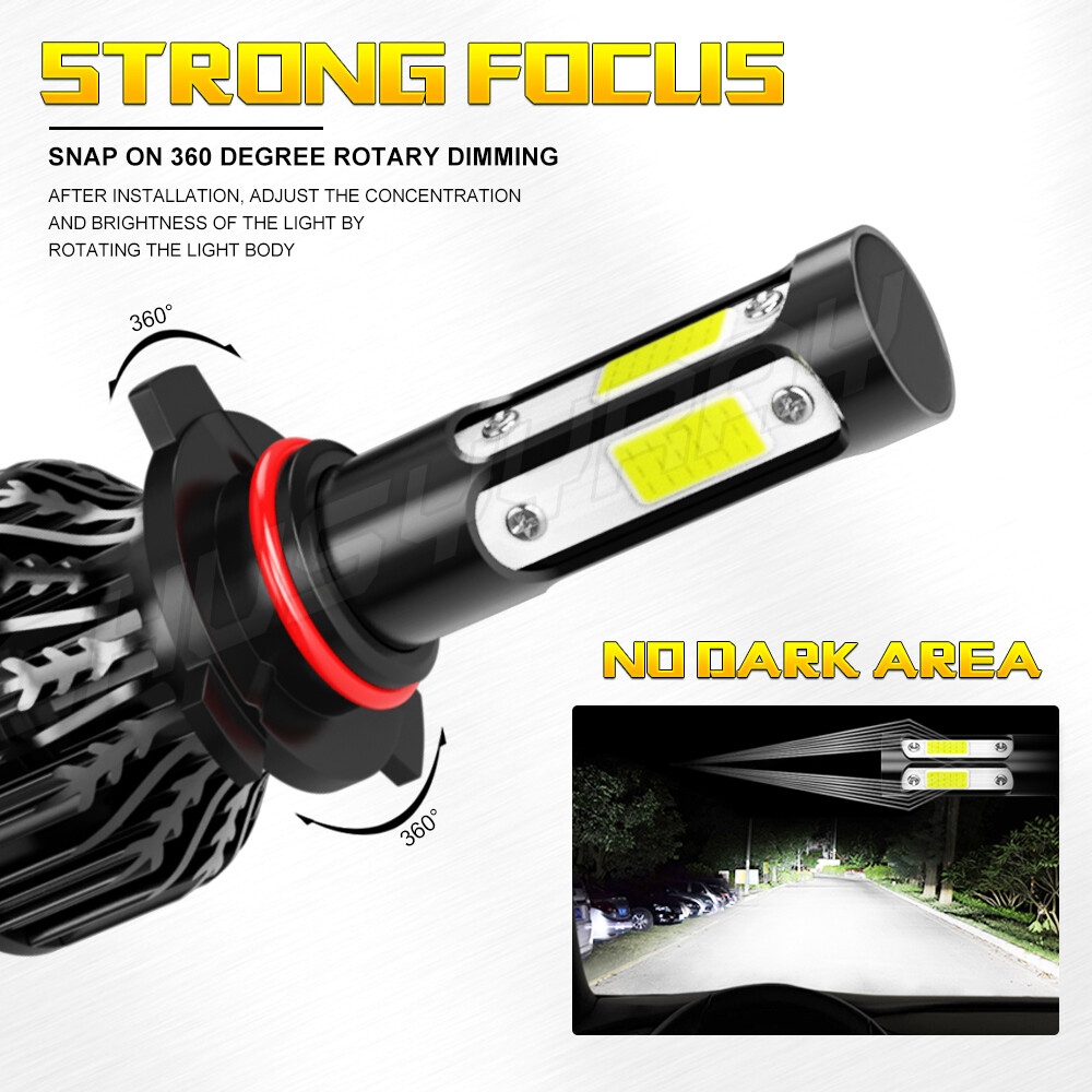 LED Headlight HI/LO Beams Fog Light Bulbs For 2005 2006-2014 Ford F150