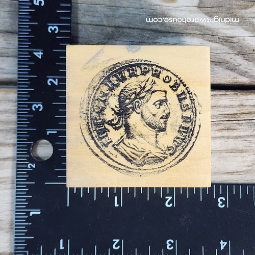 Probus Ancient Roman Coin Impression by Manatee Rubber Stamp Company - Picture 4 of 5