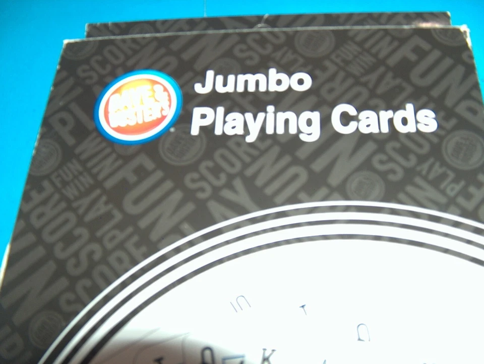 Jumbo Playing Cards by Dave and Buster's 8 X 11 inches - Image 3 of 4