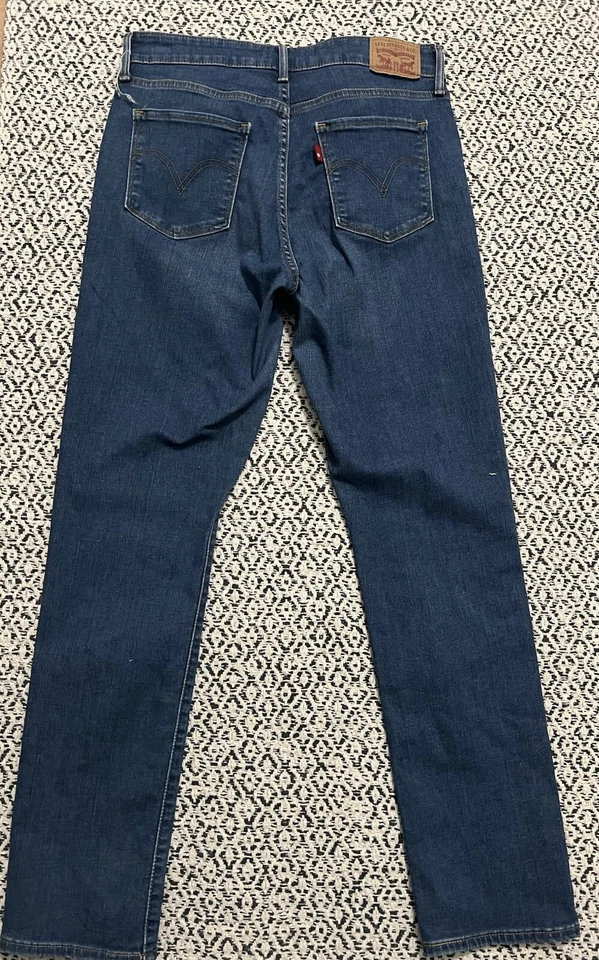 Pantalones de mezclilla Levi’s Raros Blank Red Tab R para mujer CLÁSICOS TIRO MEDIO SKINNY talla 10 Foto 3 de 4