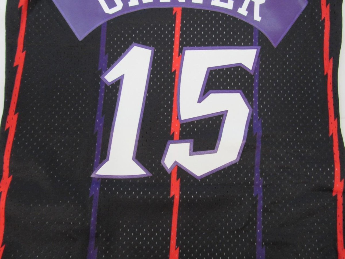 98-99 Vince Carter #15 Toronto Raptors Mens Mitchell & Ness