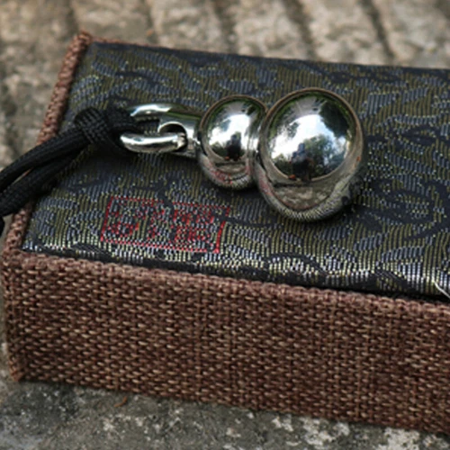 EDC Stainless Steel Meteor Hammer Martial Arts Gourd Rope for Pendant Keyring - Picture 2 of 7