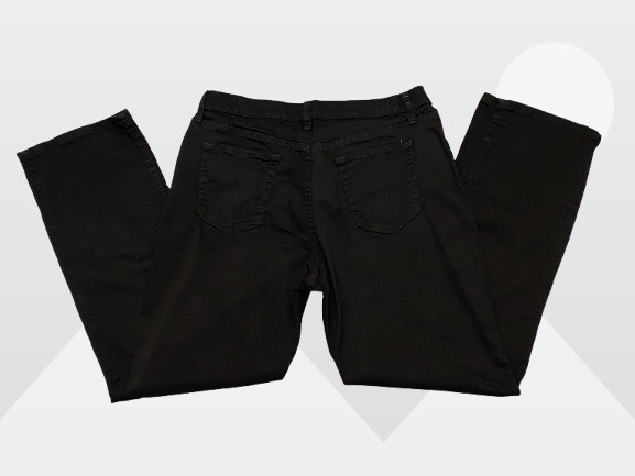 Riders by Lee 13018A0 Women's Black Relaxed Fit Denim Jeans 14 P