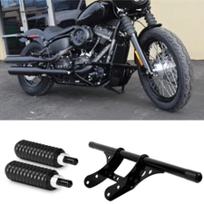 Front Crash Bar & Shock Mounts Frame Slider For Harley Iron / Sportster 883 1200
