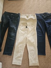 Women CHICO'S Lot of 5 Size 0 Petite Small Pants 4 Simply Vera Jeans 5 Pcs