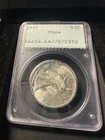 1945 50C PCGS MS 64 IN A RATTLER HOLDER