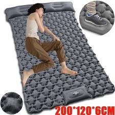 Doppel Campingmatte Isomatte Tragbar Selbstaufblasbare Luftmatratze Ultraleichte