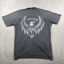 Vintage NOTW Not Of This World Jesus T Shirt Men’s XL Gray Grunge Affliction#671