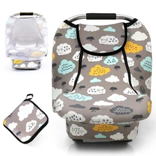 Car Seat Covers for Babies,All Season Infant Carseat Cover Canopy for Boys an...