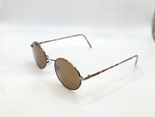 Vintage REVO 1409 008 Chopin Sunglasses 51-21-135 Tortuga Italy Round Rim Bronze