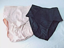 vtg lot 2 panty girdle shapers M Flexees 6944 nip tuck boost Nancy Ganz beige