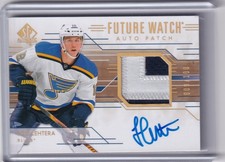 2014-15 SP Authentic #320 Jori Lehtera  Limited Auto Patches 009/100