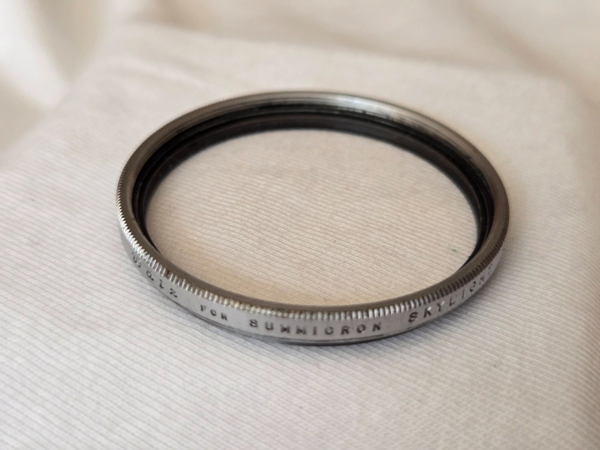 Original Walz 39mm (SL) Skylight Chrome Screw-In Filter for Leica