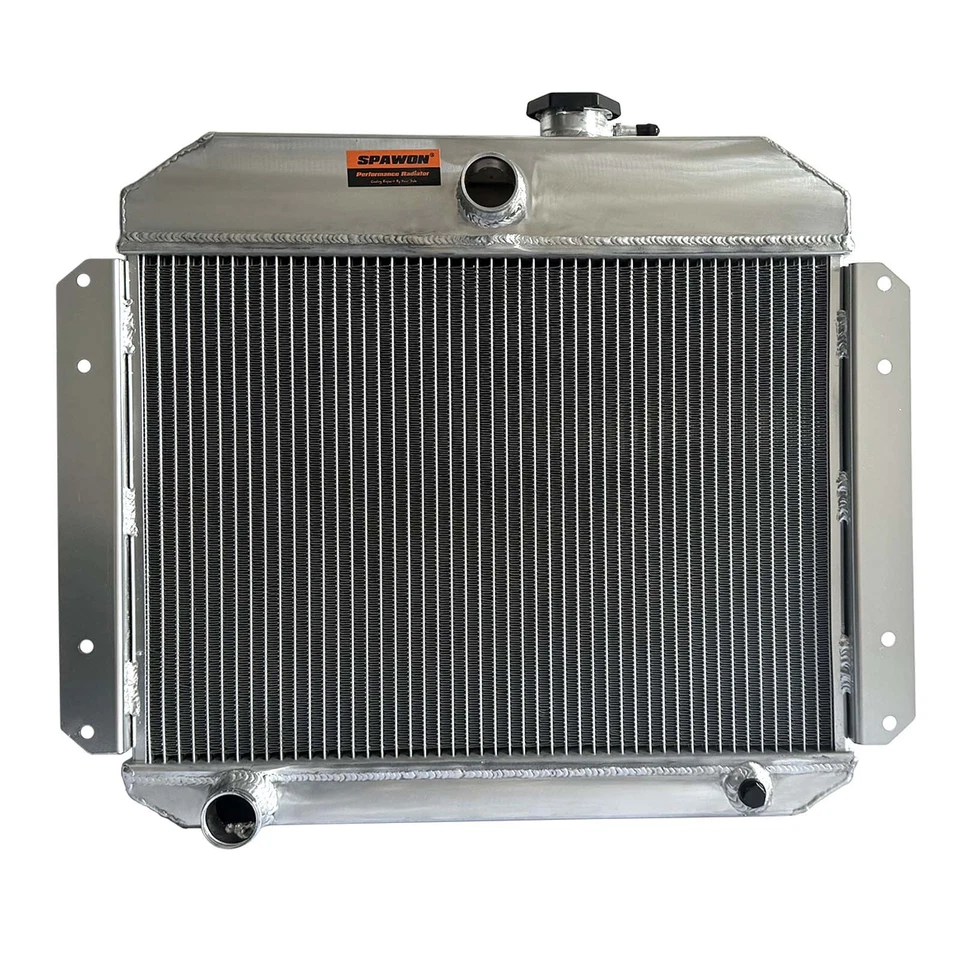 MT Spawon For Willys Aero Ace 1952-1953 4Rows L6 2.6L 5153 Aluminum Radiator — 第 4/4 张图片