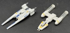 Hot Wheels Star Wars Fighters Y Wing & U Wing Spaceships CGW59 & DMP67 - READ DE