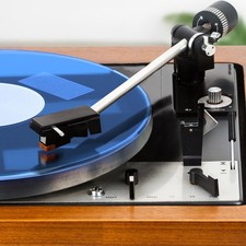 PRO SPIN Blue Acrylic Turntable Mat - Platter Slipmat for 12" Vinyl Vintage R...