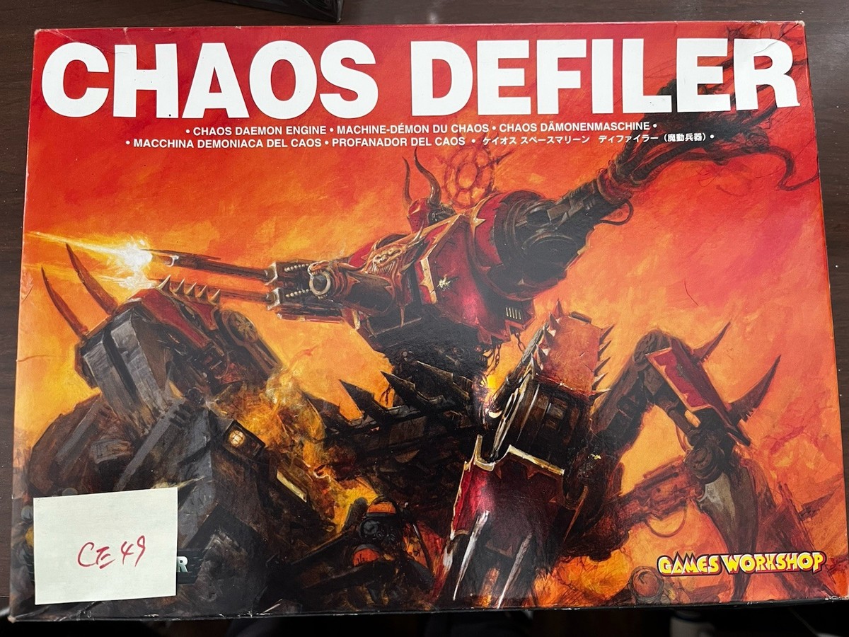 Warhammer 40k Chaos Space Marines Defiler Old Sculpt OOP | eBay