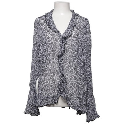 One Touch, Bluse, Größe: 46, Schwarz/Weiß/Mehrfarbig, Polyester, Leopard #o24