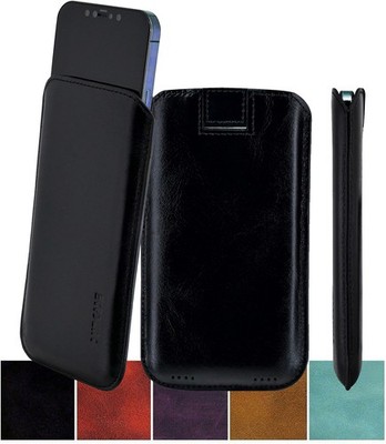 Exclusive Hülle Suncase Leder Handy Tasche Slim Case Etui für iPhone 17 (6.3'')