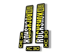 Rock Shox XC 30 2020 Fork Decal Mountain Bike Cycling Sticker Adhesive Yellow