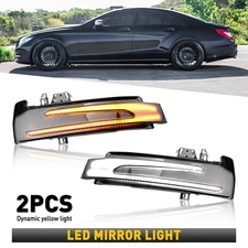 Flowing Turn Signal LED Side Mirror Light for Benz Mercedes C E S CLA CLS GLK US