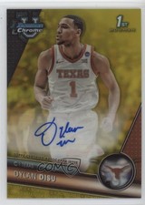 2023-24 Bowman U Chrome Prospect Yellow Refractor 51/75 Dylan Disu Auto 1kl6