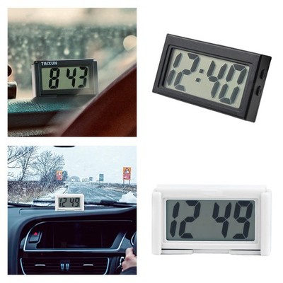 Mini LCD Autouhr mit großem Display, Datumsanzeige und Armaturenbretthalterung