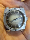 Vintage Timex Viscount Automatic Skin Diver Wristwatch For Parts Or Repair