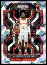 Sharife Cooper 2021-22 Panini Prizm #280 Hawks Insert ? SEE SCAN! FREE SHIP