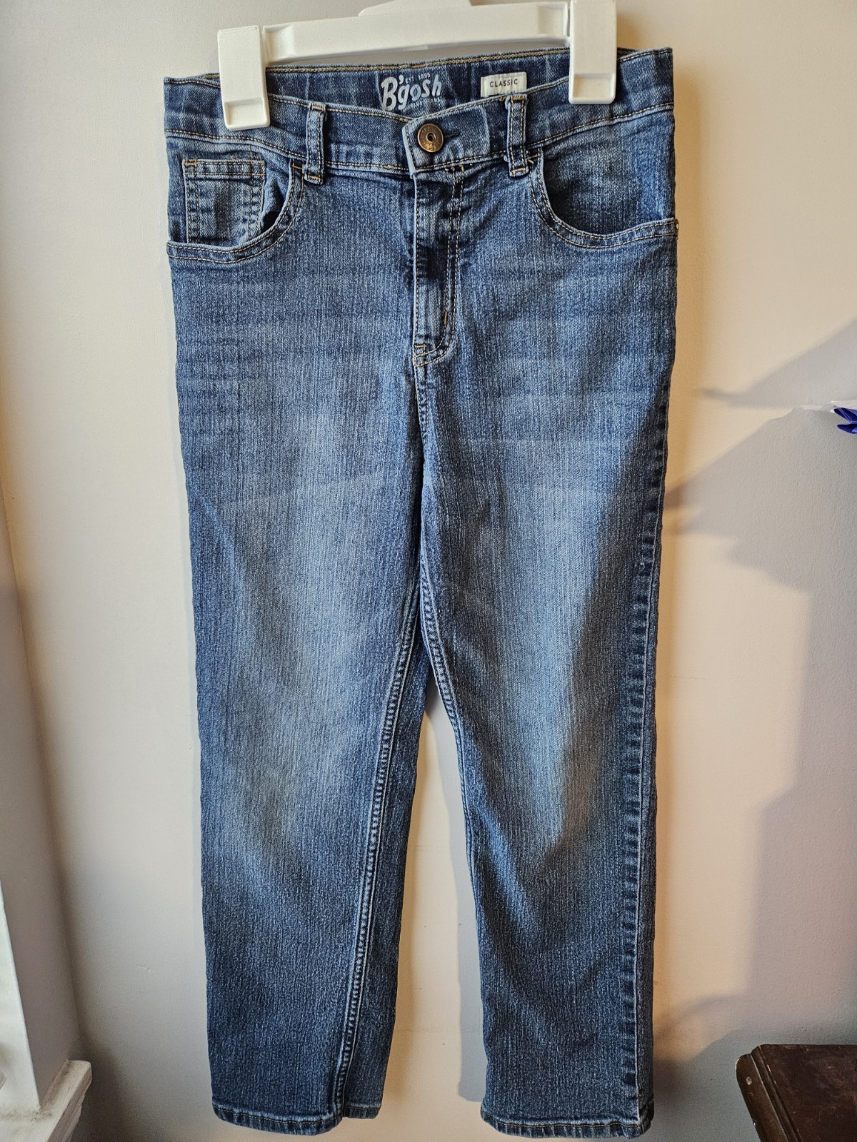 Big Osh Kosh Boys Classic Jeans Sz 10R Straight Blue