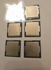 Lot Of 5 Intel Core i7-4770 3.40GHz Quad-Core 8MB LGA 1150/Socket H3 CPU SR149