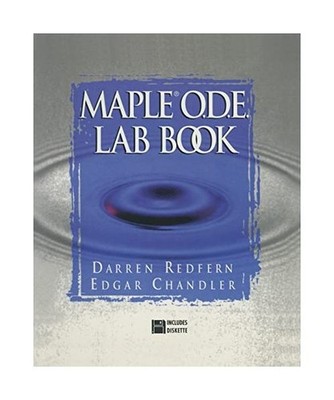 The Maple  O.D.E. Lab Book, Edgar Chandler, Darren Redfern