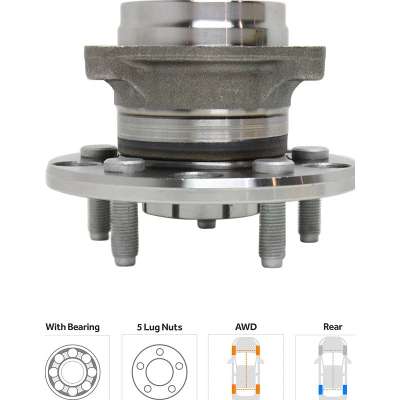 TrueDrive Wheel Hub For 2006-2019 Lexus IS250 IS350 IS F GS350 GS450h RC F - Image 2 of 4