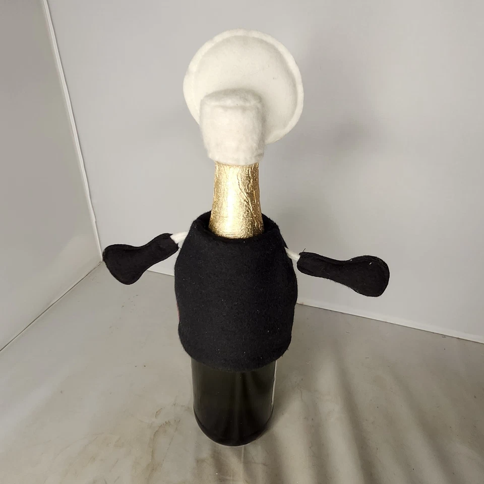 Boneca esqueleto caveira garrafa de vinho capa bolsa figura dia dos mortos decoração Halloween - Imagem 2 de 4