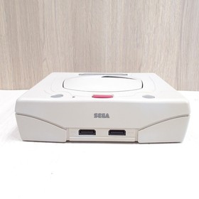 Sega Saturn Console with 2 Virtua Stick controllers & 5 games Japan White tested