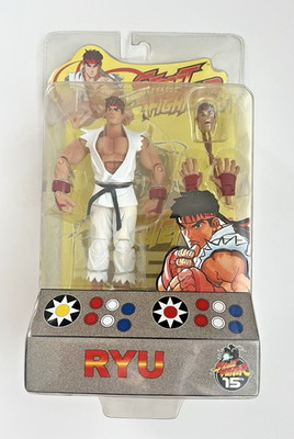 Ryu SOTA Toys Street Fighter Round 1 - Boxed Figure in Ex Condition