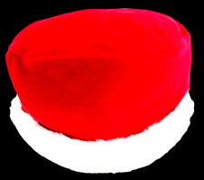 Christmas Santa Hat Size 12 Months Red and White 7" Wide Holidays Children's