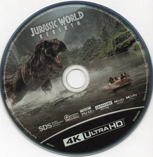 Jurassic World Rebirth 4K UHD Blu-ray Disc, Disc Only, No Case/Insert/Digital