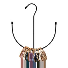 Belt Hangers, Belt Rack Black Closet Accessories Organizers, Closet Organizer