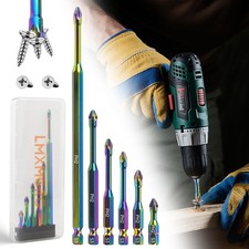 Impact Screwdriver Bit Set S3 Alloy Steel High Magnetic Screwdriver Drill Bit...