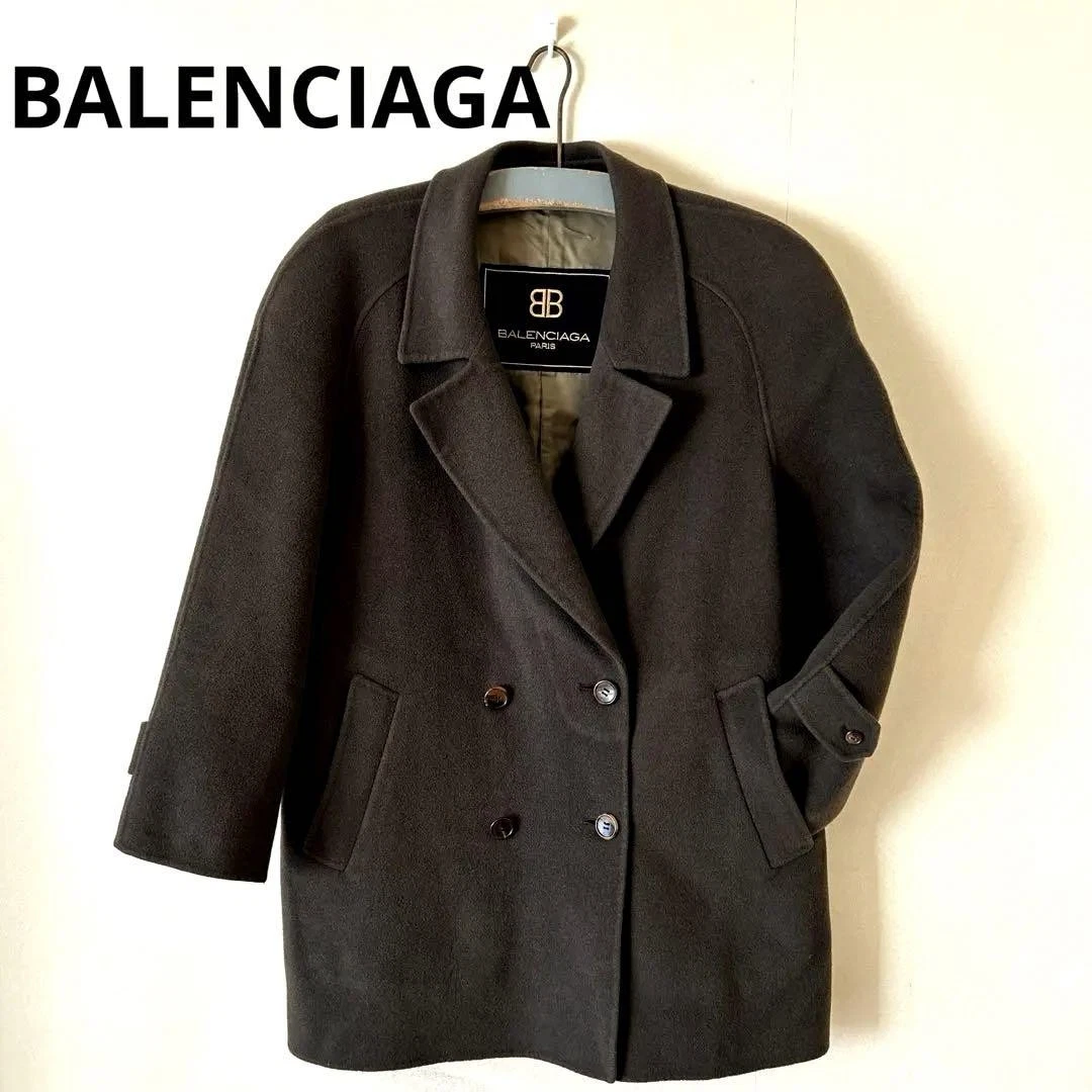 Balenciaga cappotto oversize vintage raro etichetta