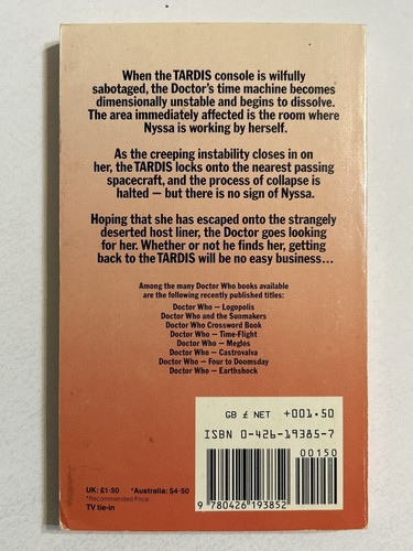 Doctor Who Terminus TARGET Paperback PB #79 - Picture 2 of 2