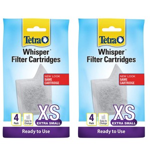 Tetra Whisper Xs Filter Cartridges Extra Small Aq For Aquarium Filtration 8 Pack 46798780526 Ebay