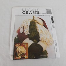 McCalls 2900 Santa Claus Greeter for Door or Tree Cheryl Haynes Design Uncut Vtg