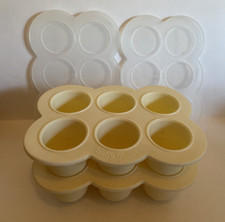Baby Bullet Silicone Freezer Trays 2 w/ Lids Food Storage Freeze Store