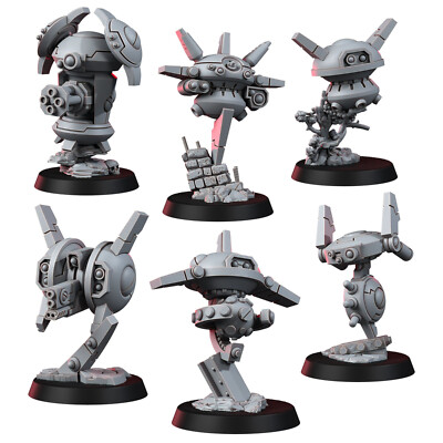 Wargame Exclusive Greater Good Killer Team Support Drones (6U) 28mm Tau