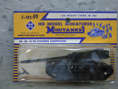 Roco Minitanks (NEW) 1/87 Z-182 Modern US M-103 Heavy Tank Lot # 694X