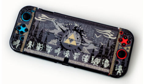 NS OLED Split Cover Skin Hard Case Shell For Nintendo Switch Subject Limitation - Bild 17 von 29