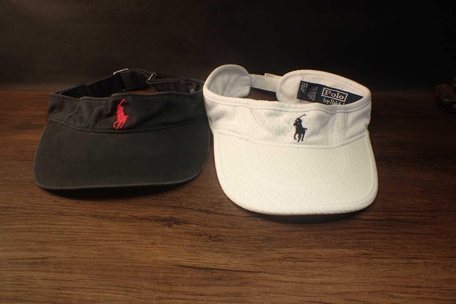 2 Logo US Open Visor Hat 2007 & 2008 Polo Ralph Lauren One Size White