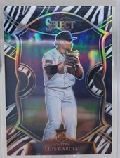 2021 Select Silver Zebra LUIS GARCIA RC Premier Level SSP Houston Astros MLB